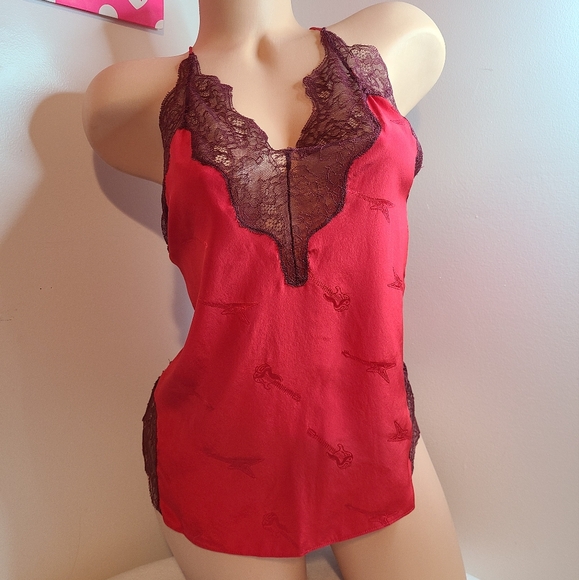 Zadig & Voltaire Silk Crush Jac Guitare Cami Size XS - Coquelicot - Picture 3 of 9